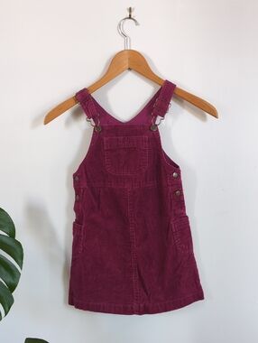 Girls' Cherokee Corduroy Overalls Dress